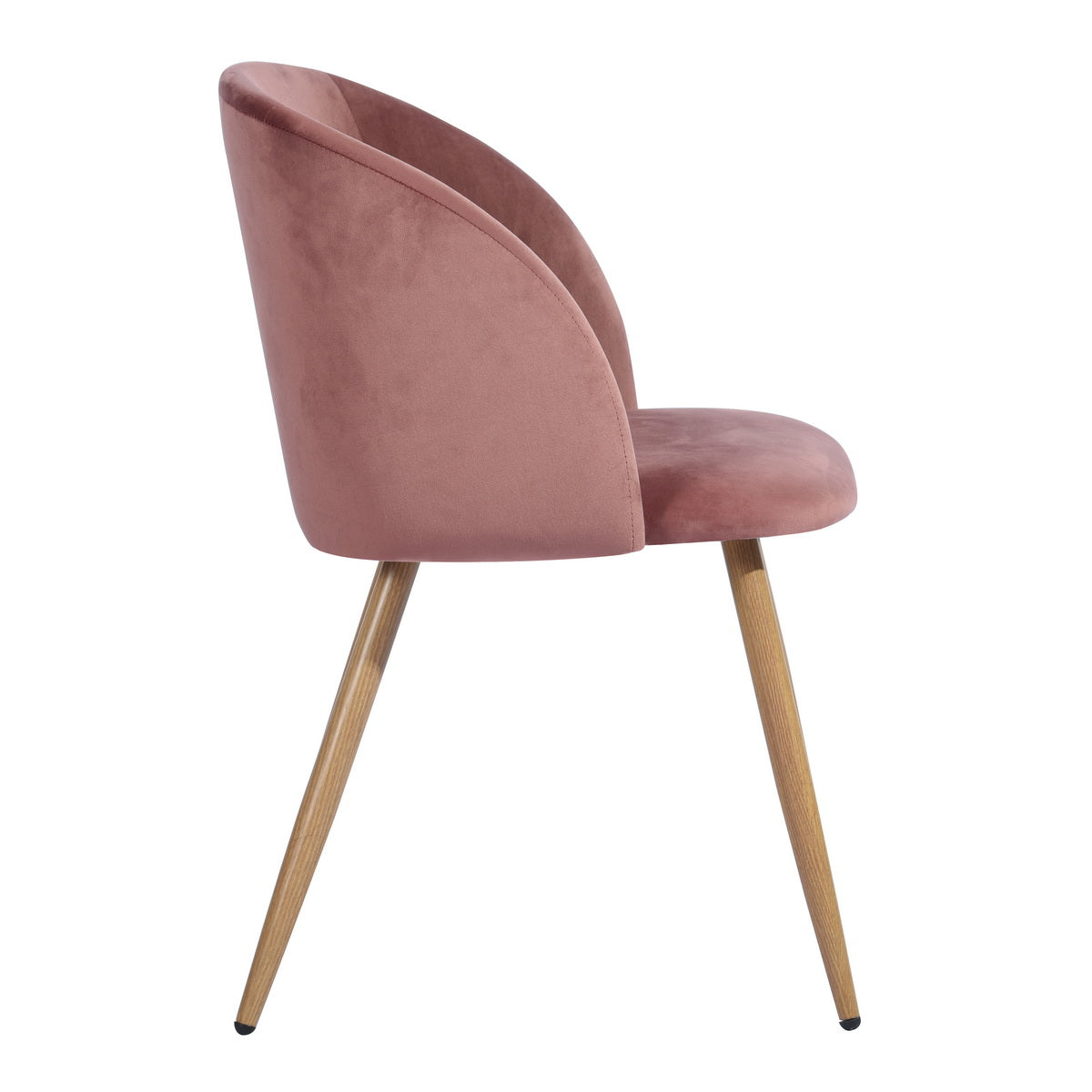 Dining Chairs Velvet Upholstered Metal Legs Ynez