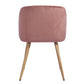 Dining Chairs Velvet Upholstered Metal Legs Ynez