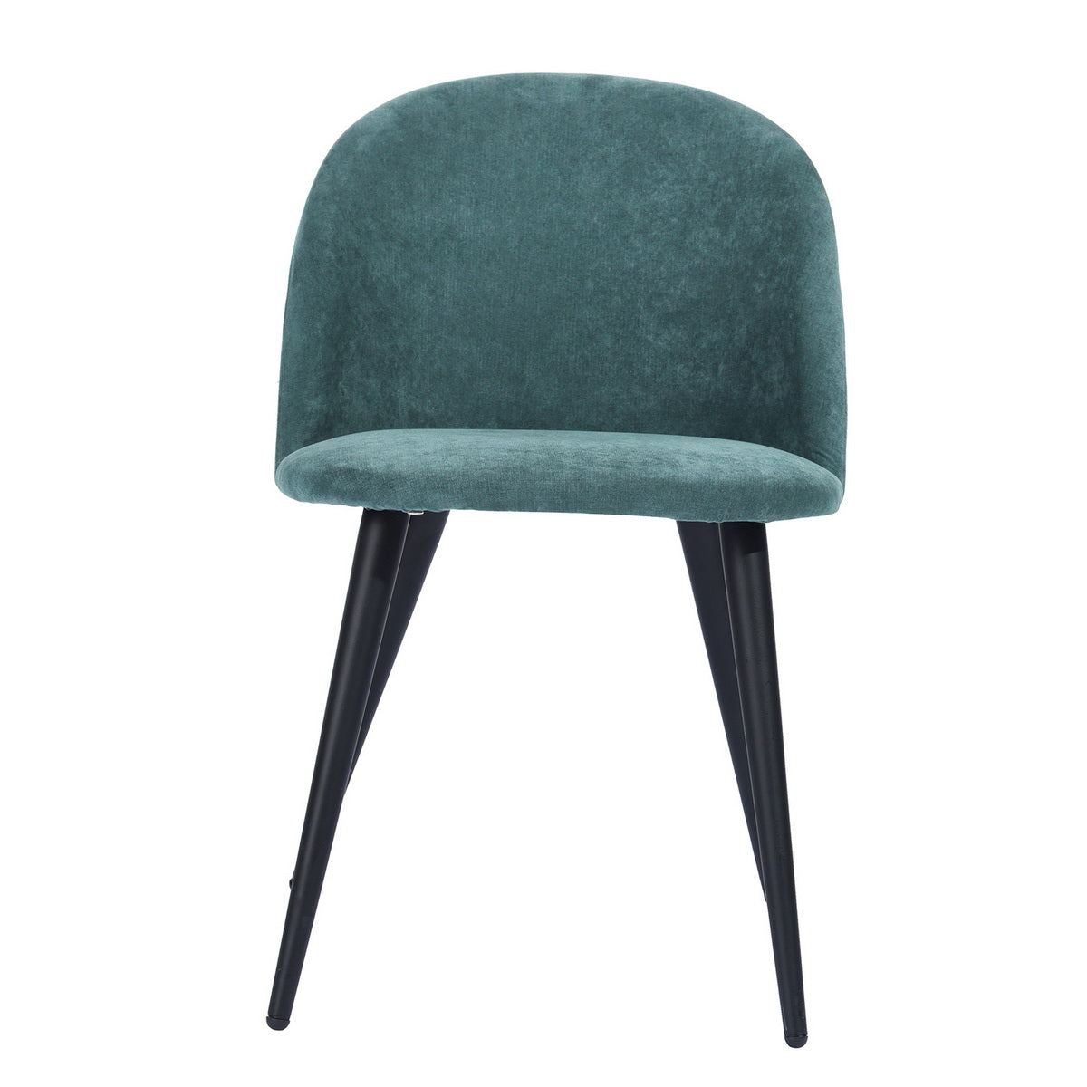 Dining Chairs Fabric Upholstered Metal Legs Kitchen Side Chair Zomba