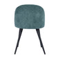 Dining Chairs Fabric Upholstered Metal Legs Kitchen Side Chair Zomba