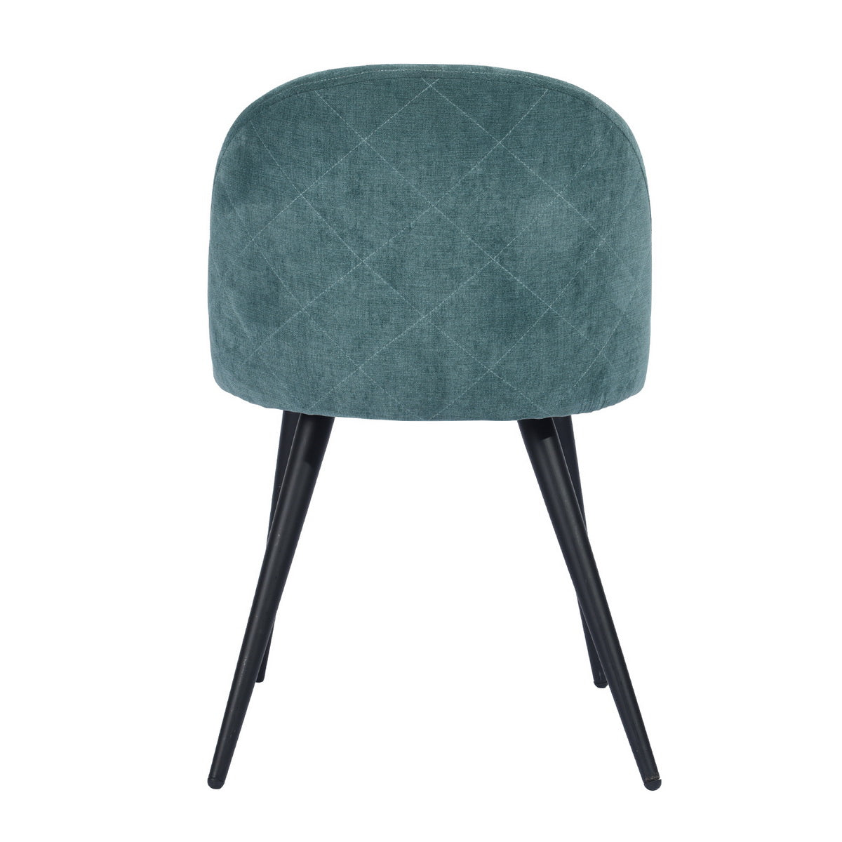 Dining Chairs Fabric Upholstered Metal Legs Kitchen Side Chair Zomba