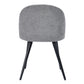 Dining Chairs Fabric Upholstered Metal Legs Kitchen Side Chair Zomba