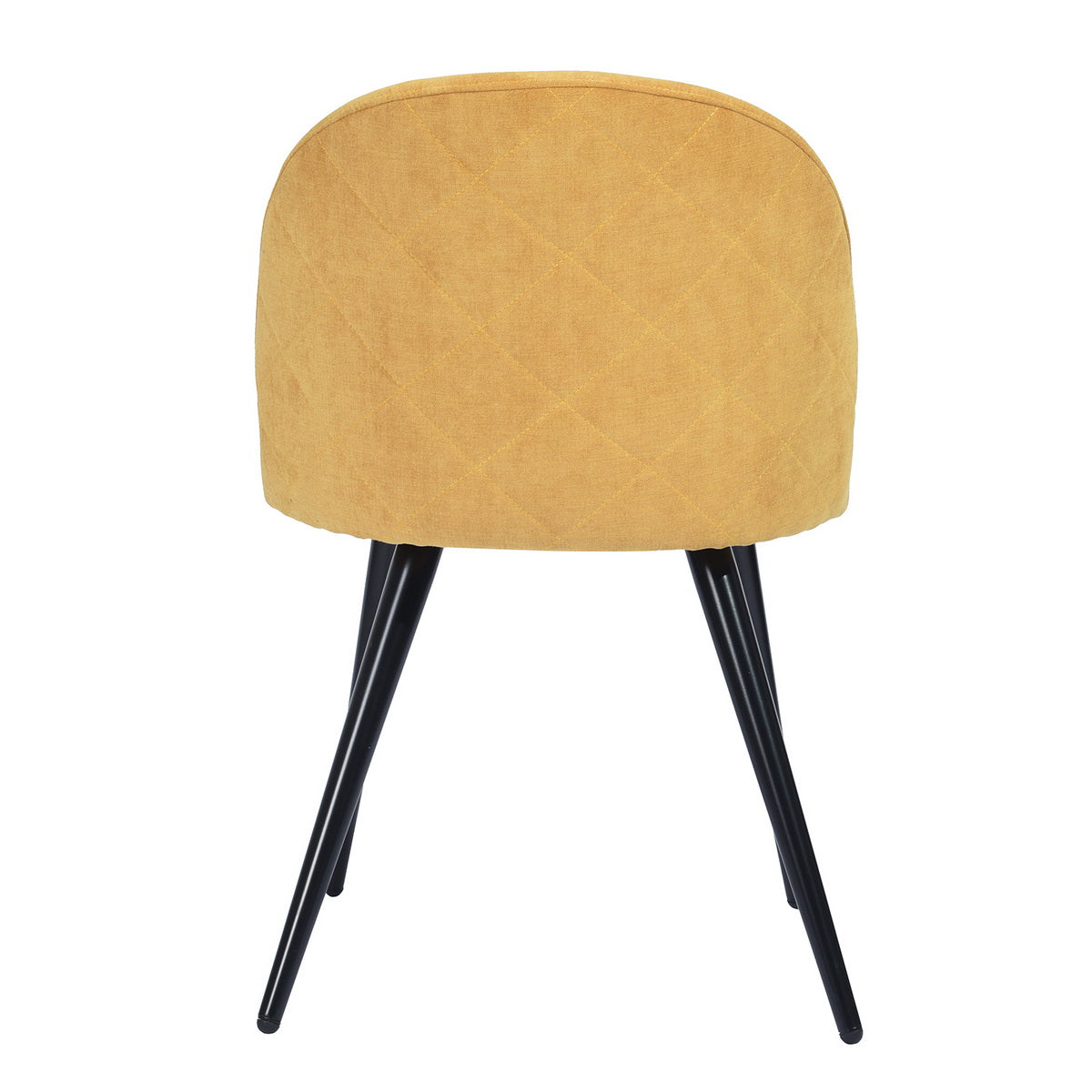 Dining Chairs Fabric Upholstered Metal Legs Kitchen Side Chair Zomba