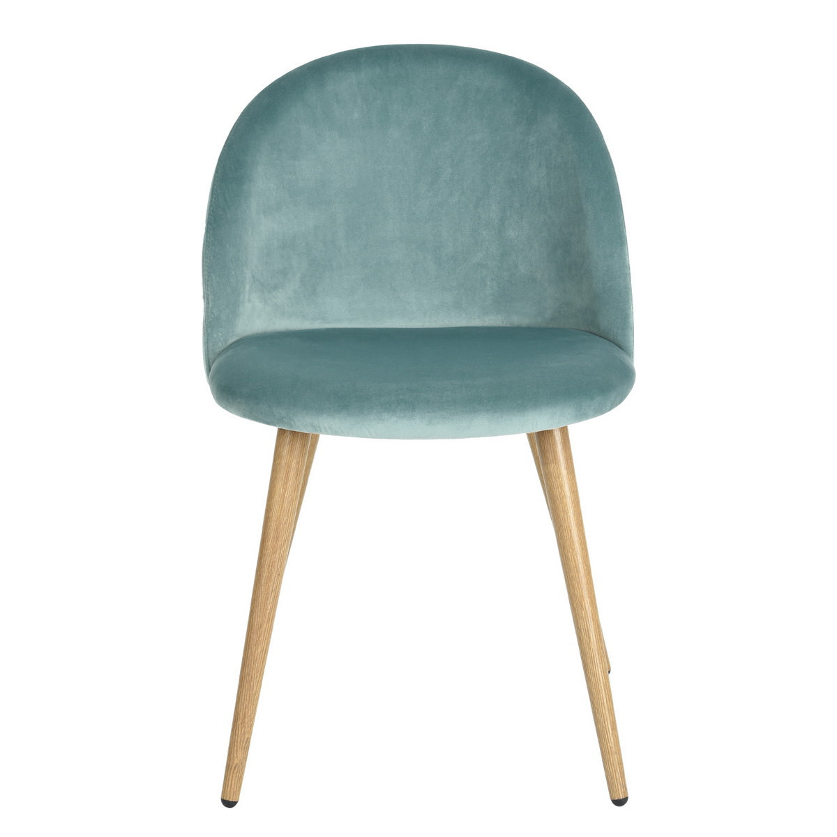Dining Chairs Velvet Upholstered Metal Legs Kitchen Side Chair Zomba