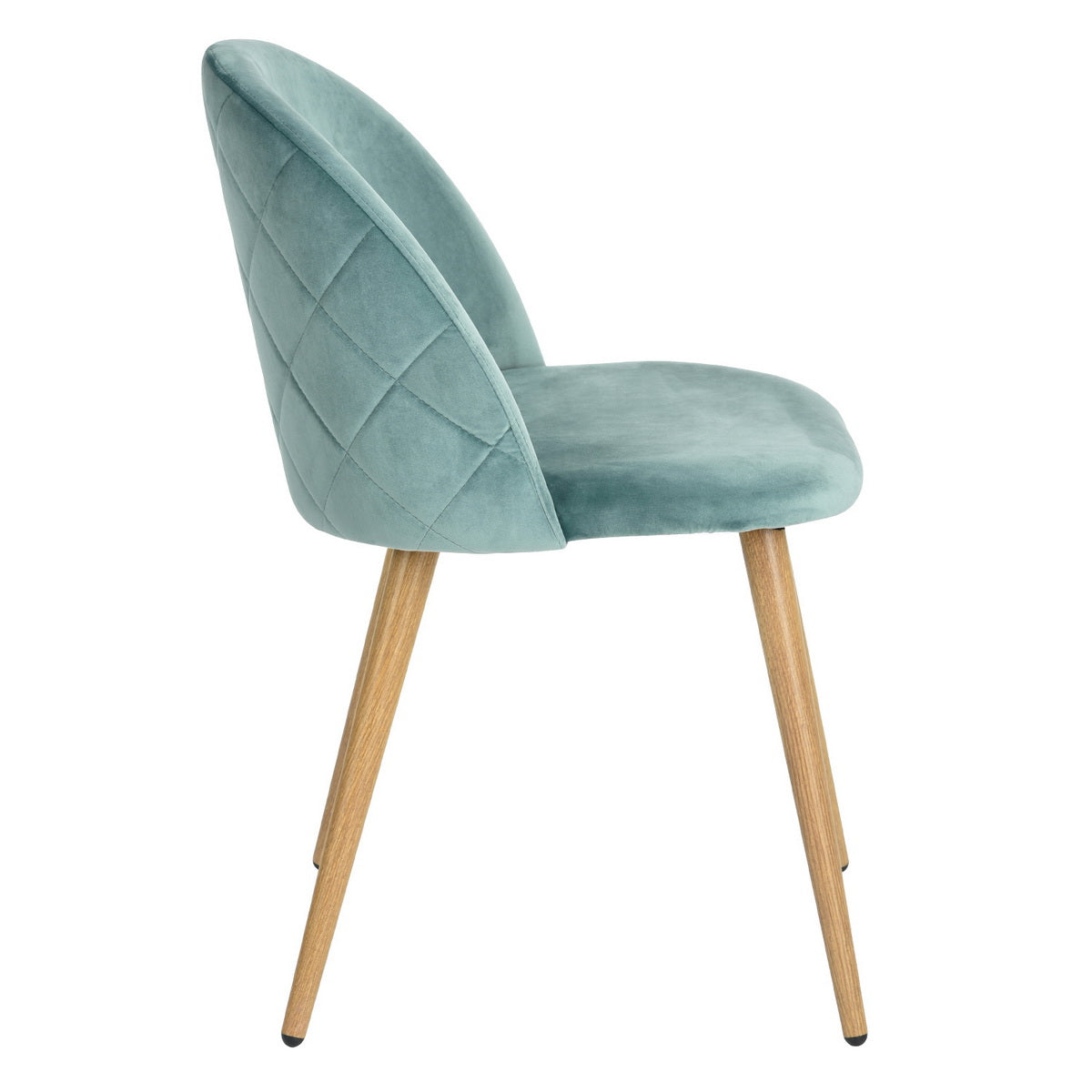Dining Chairs Velvet Upholstered Metal Legs Kitchen Side Chair Zomba