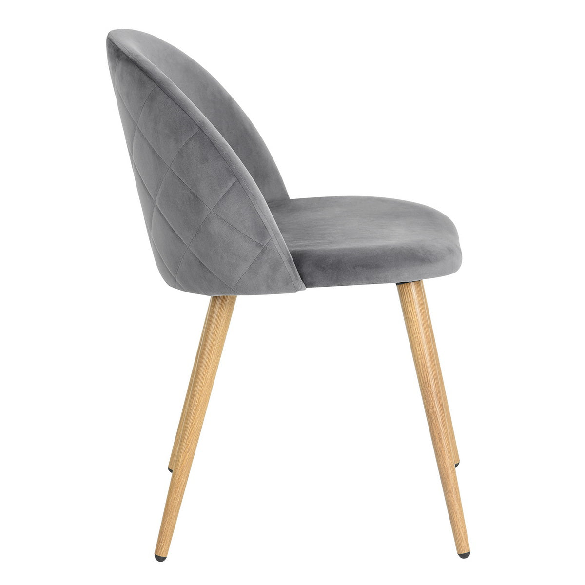 Dining Chairs Velvet Upholstered Metal Legs Kitchen Side Chair Zomba