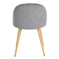 Dining Chairs Velvet Upholstered Metal Legs Kitchen Side Chair Zomba