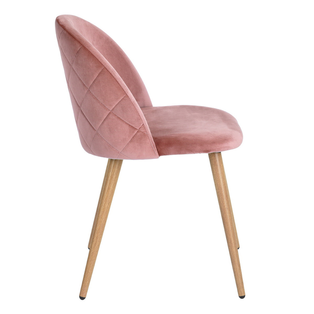 Dining Chairs Velvet Upholstered Metal Legs Kitchen Side Chair Zomba