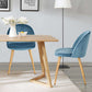 Dining Chairs Velvet Upholstered Metal Legs Kitchen Side Chair Zomba