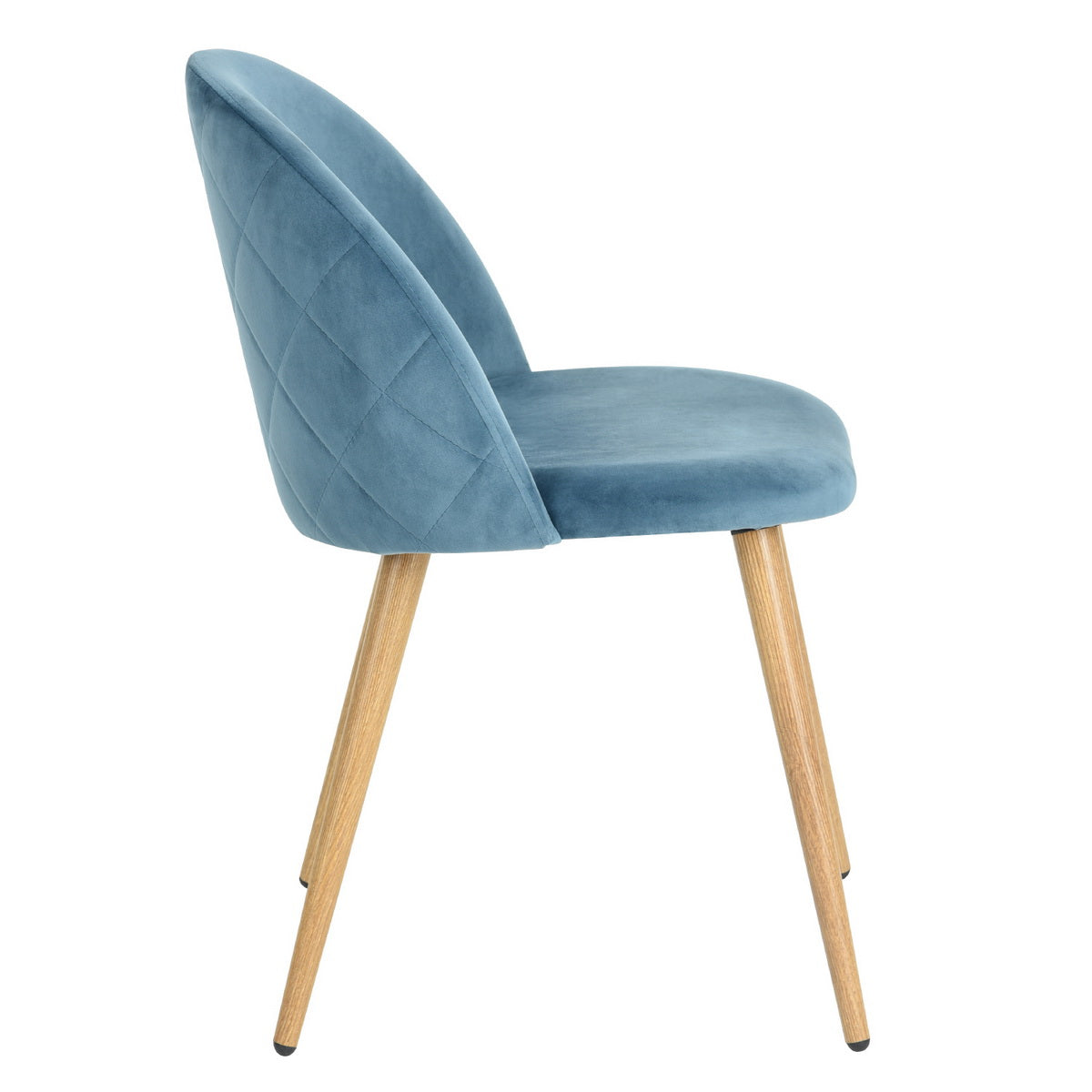 Dining Chairs Velvet Upholstered Metal Legs Kitchen Side Chair Zomba