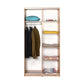 Wardrobe W/ Two Sliding Doors Sonoma & White SWD