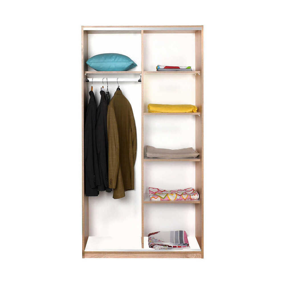 Wardrobe W/ Two Sliding Doors Sonoma SWD