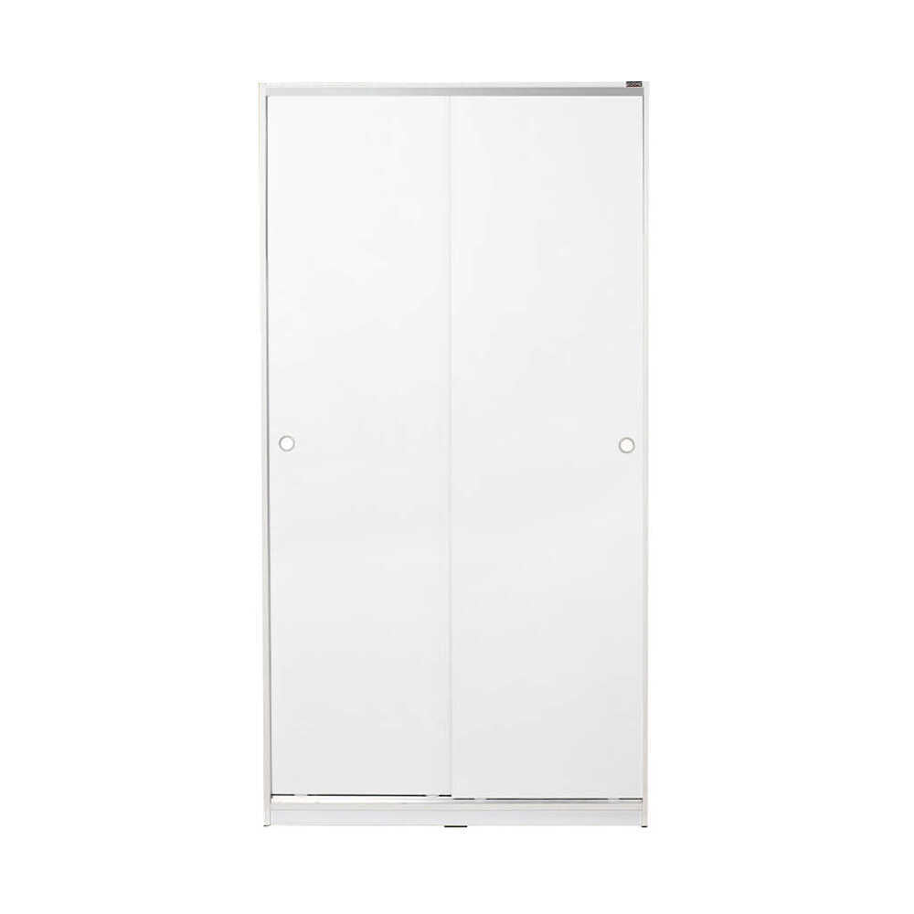 Wardrobe W/ Two Sliding Doors White SWD