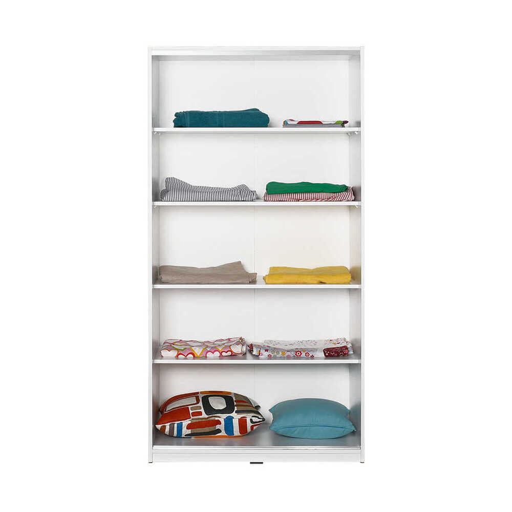 Wardrobe W/ Two Sliding Doors White SWD