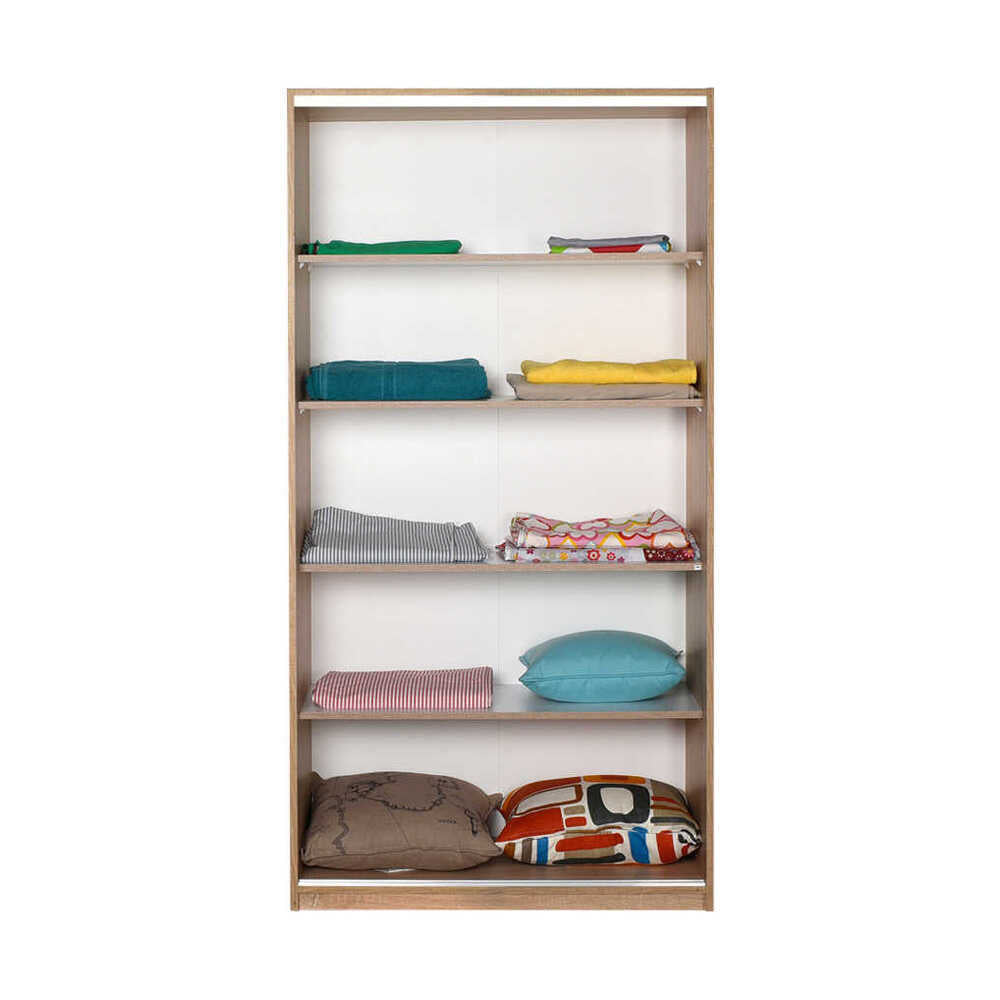 Wardrobe W/ Two Sliding Doors Sonoma & White SWD