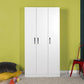 Bodrum Wardrobe W/ Three Doors White TPG