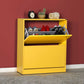 Shoe Cabinet W/ Two Section Yellow SHC