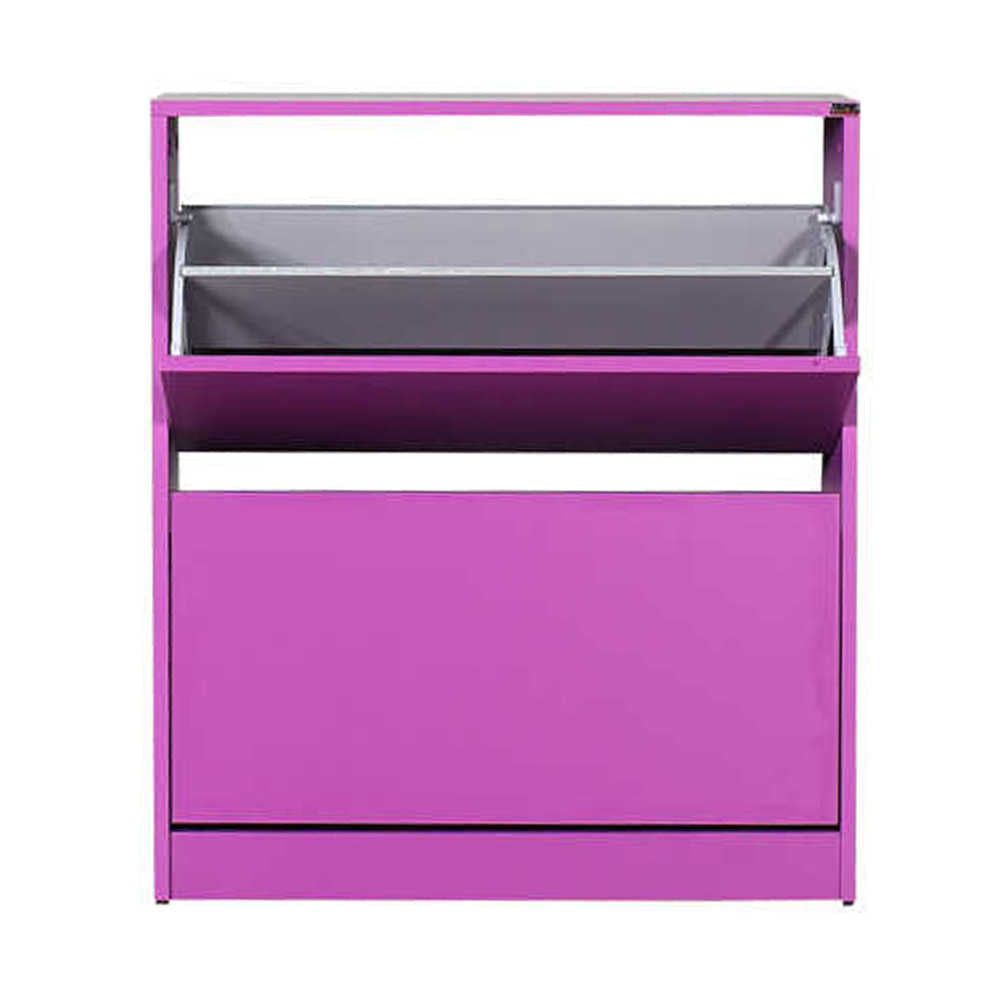 Shoe Cabinet W/ Two Section Purple SHC