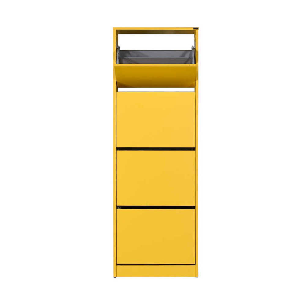 Shoe Cabinet W/ Four Section Yellow SHC