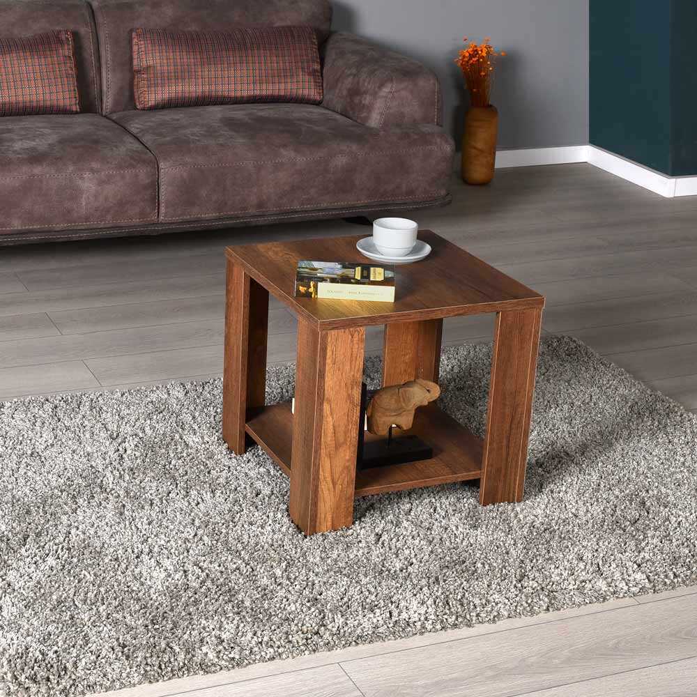 New Line Series Coffee Table W/ Adjustable Shelf Oslo Walnut SHP
