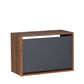 Shoe Cabinet W/ Shoe Storage Oslo Walnut & Anthracite SHC