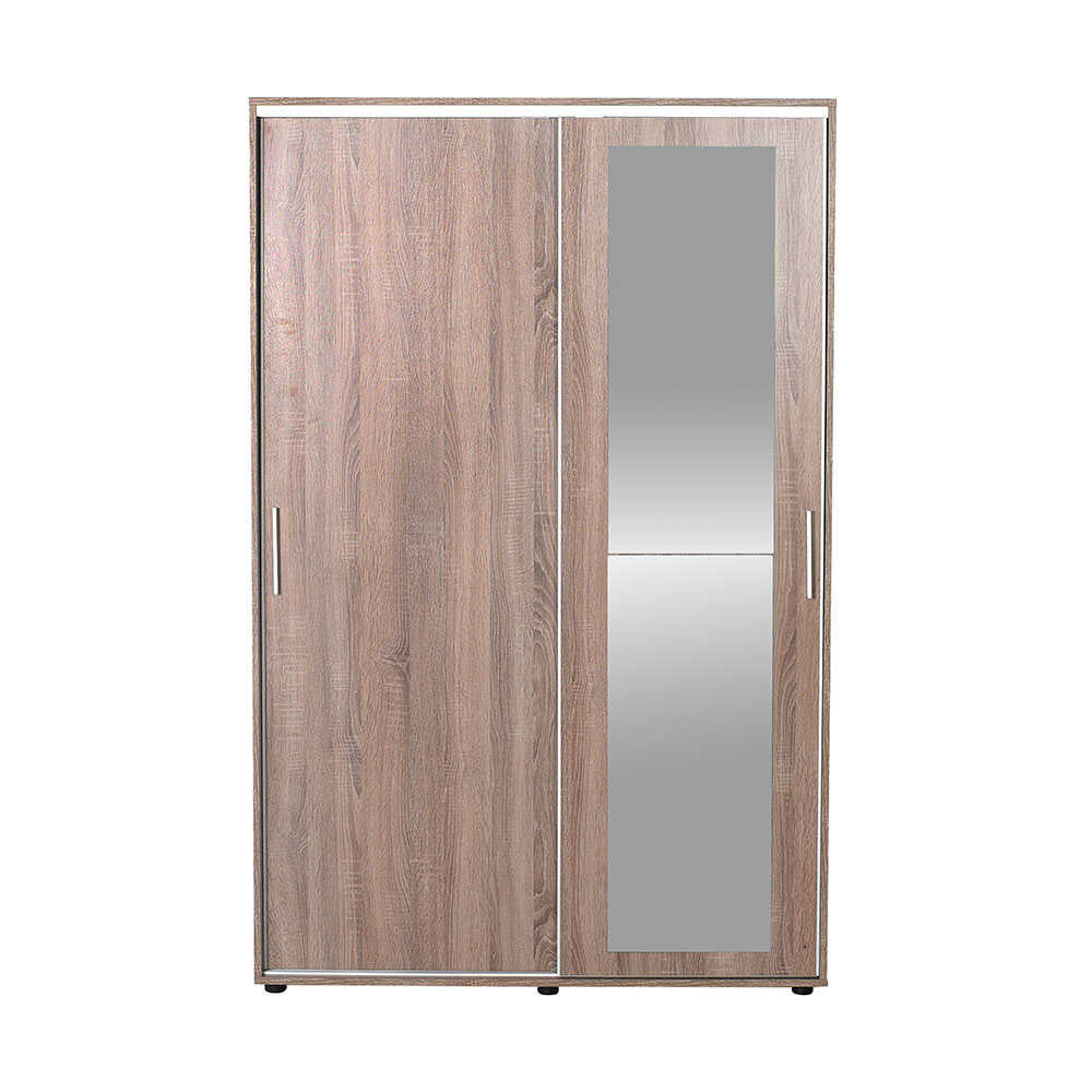 Hallstand & Shoe Cabinet W/ Sliding Doors & Mirror Latte PRT