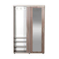Hallstand & Shoe Cabinet W/ Sliding Doors & Mirror Latte PRT