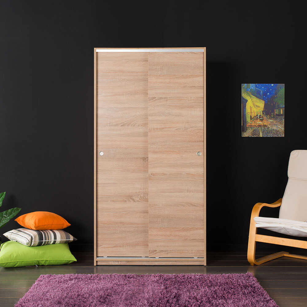 Wardrobe W/ Two Sliding Doors Sonoma SWD