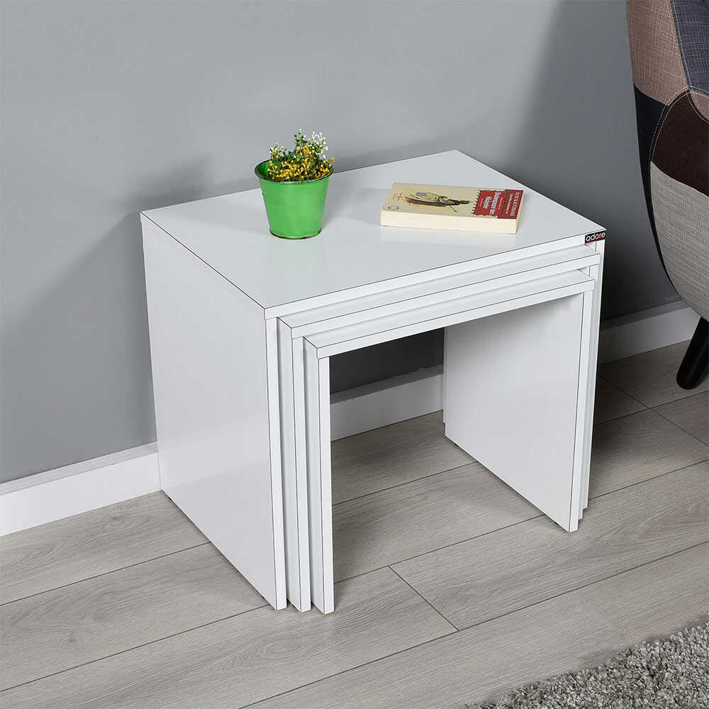 Trio Coffe Table Set White SHP