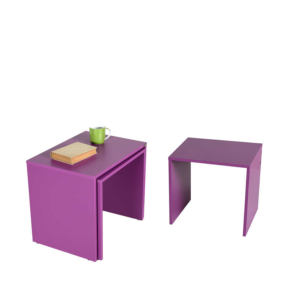 Trio Coffe Table Set Purple SHP