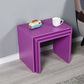 Trio Coffe Table Set Purple SHP