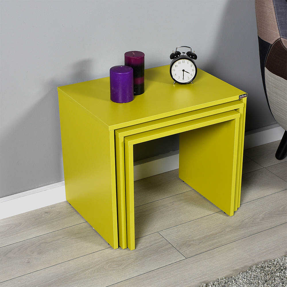 Trio Coffe Table Set Green SHP