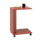 Side Table With Wheels Red SHP