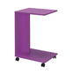 Side Table With Wheels Purple SHP