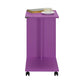 Side Table With Wheels Purple SHP