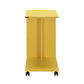 Side Table With Wheels Yellow SHP