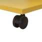 Side Table With Wheels Yellow SHP