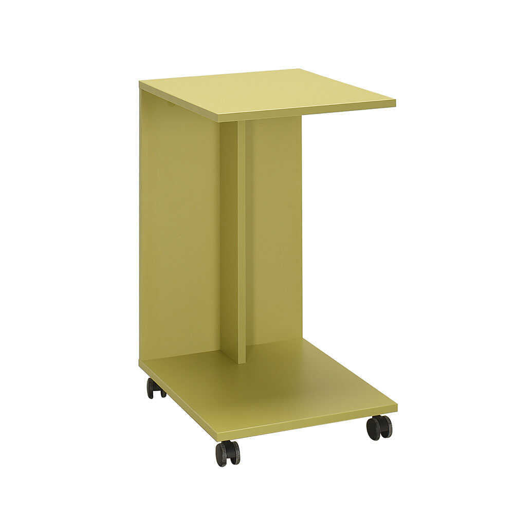 Side Table With Wheels Green SHP