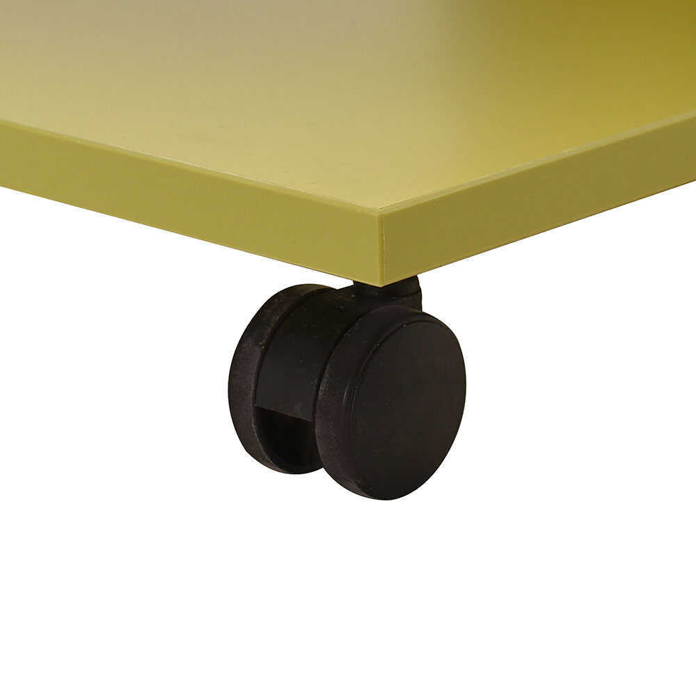 Side Table With Wheels Green SHP