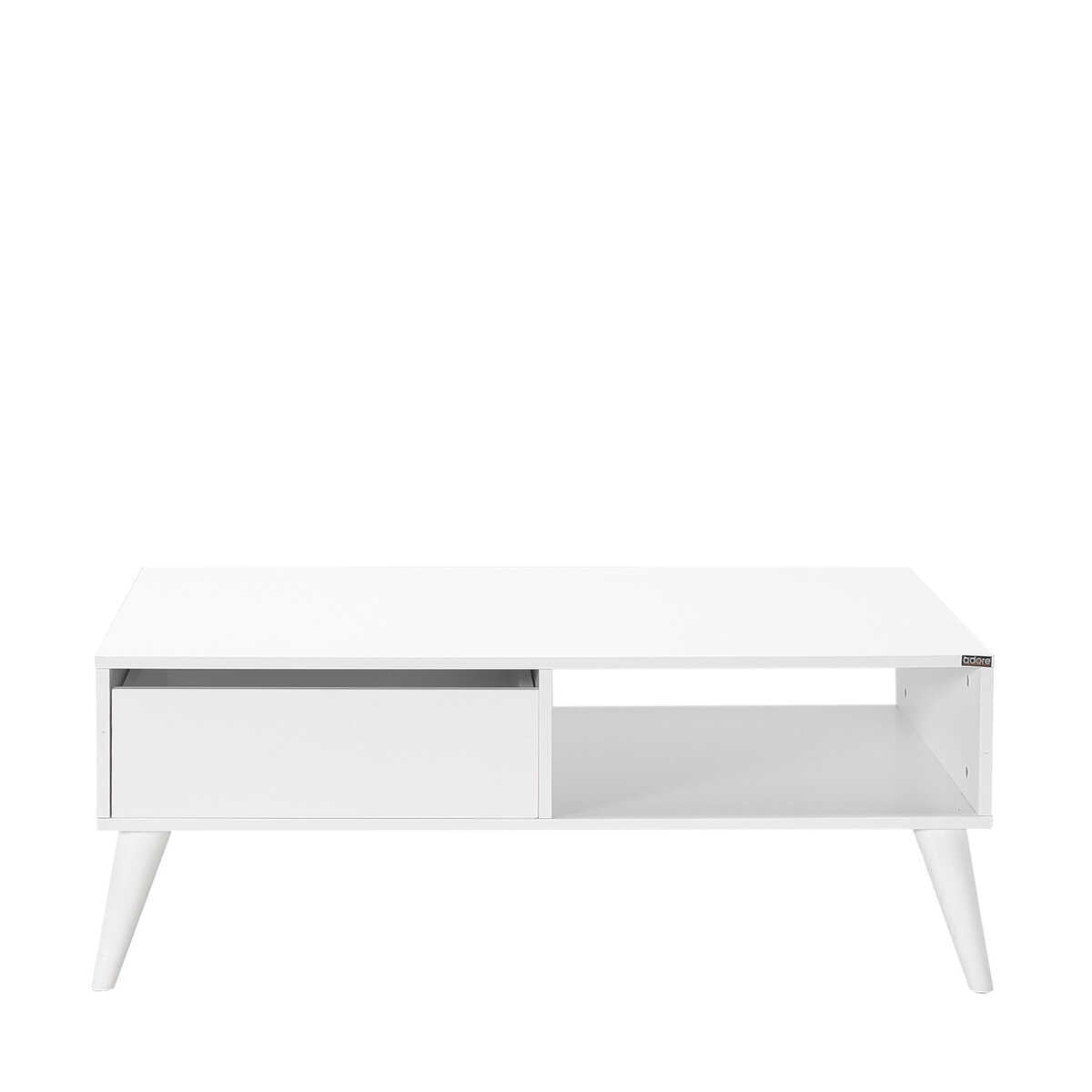 New Line Series Coffee Table W/ One Drawer Diamond White SHP