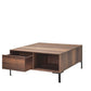 New Line Series Coffee Table W/ One Drawer Oslo Walnut SHP