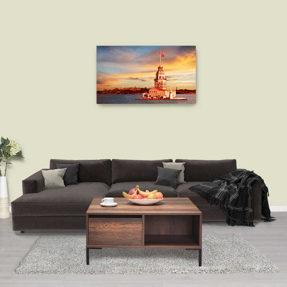 New Line Series Coffee Table W/ One Drawer Oslo Walnut SHP