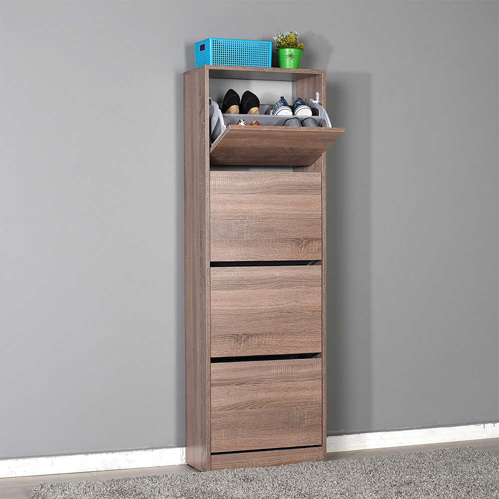 Shoe Cabinet W/ Four Section Sonoma SHC