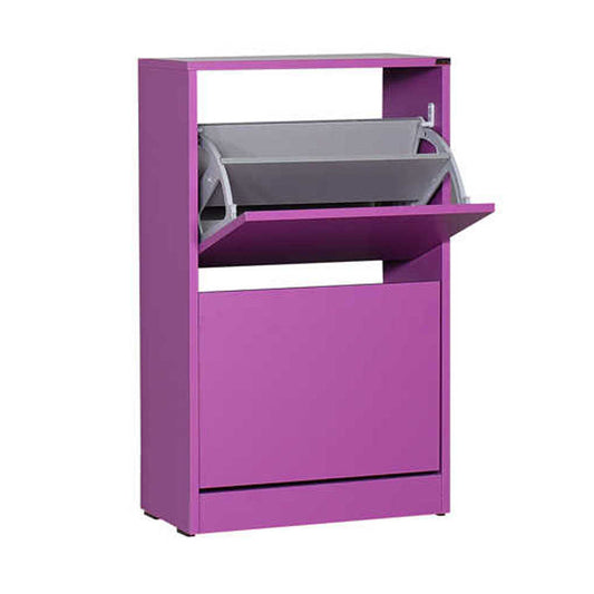 Shoe Cabinet W/ Two Section Purple SHC