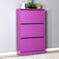 Shoe Cabinet W/ Three Section Purple SHC