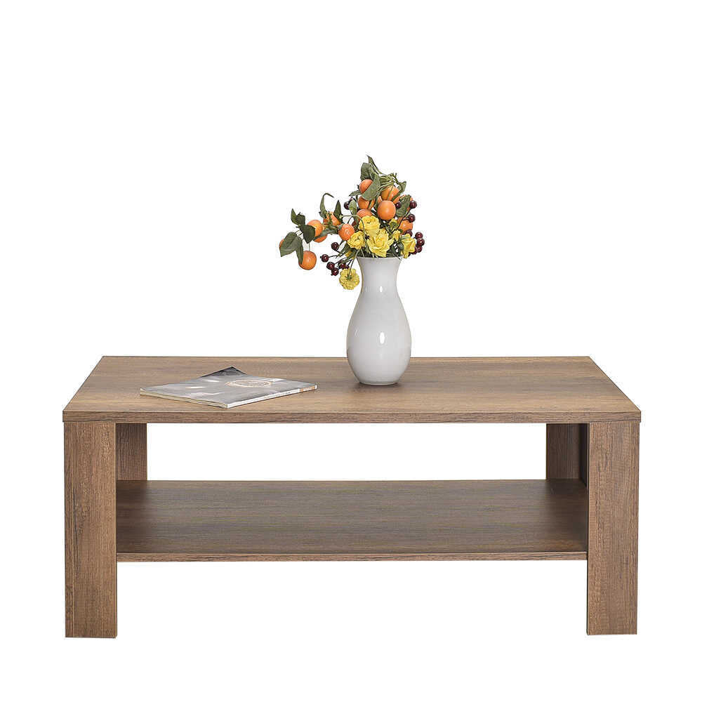 New Line Series Coffee Table W/ Adjustable Shelf Oslo Walnut SHP