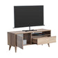Retro Tv Stand W/ One Drawer & One Section Tori TVR