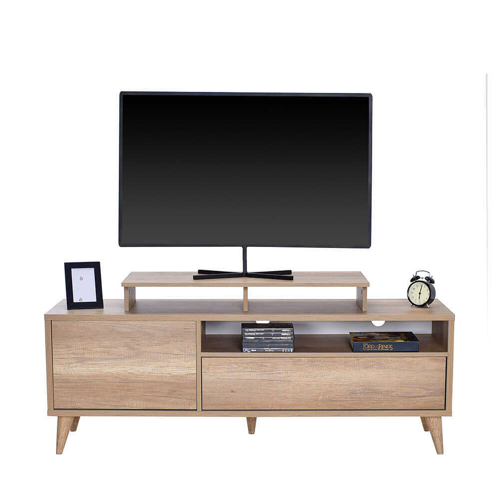 Retro Tv Stand W/ One Drawer & One Section & Step Tori TVR