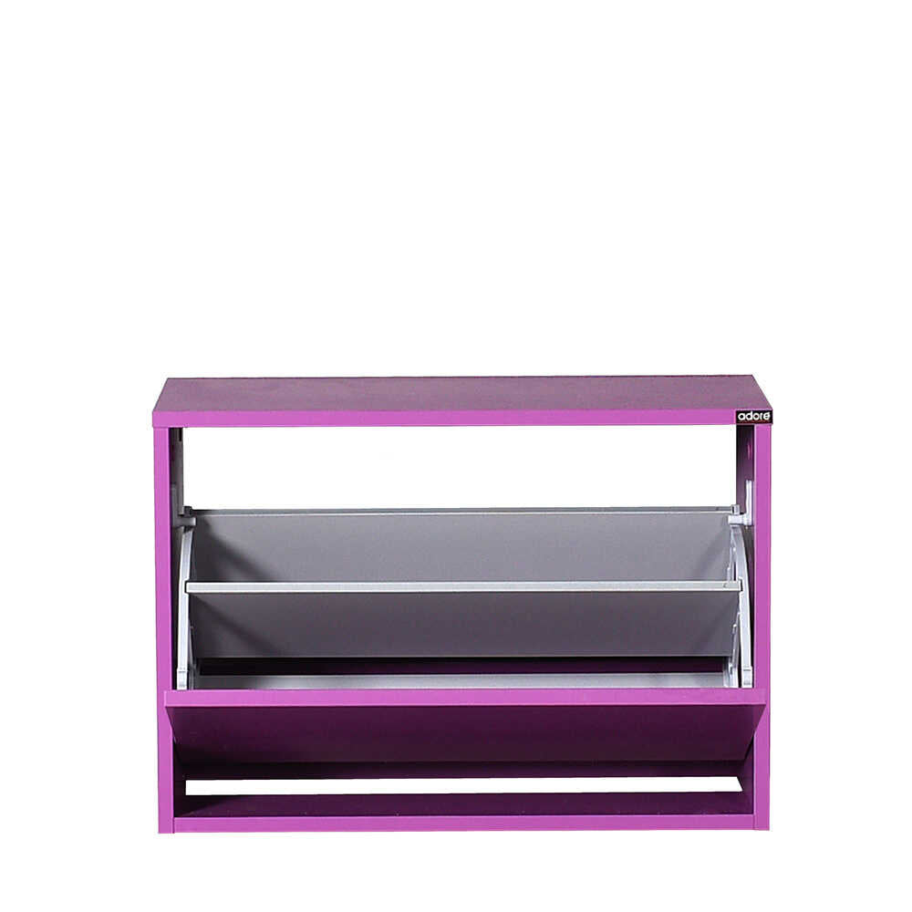 Shoe Cabinet W/ Shoe Storage Purple SHC