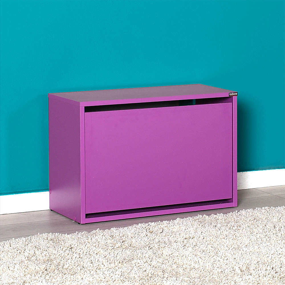 Shoe Cabinet W/ Shoe Storage Purple SHC